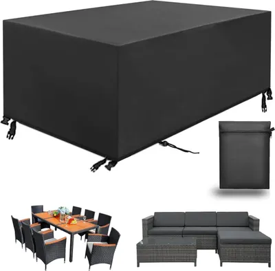 Obrázek produktu pro Obal na zahradní nábytek - nepromokavý - 1 kus - tkanina 420d Oxford - 200 x 160 x 70 cm