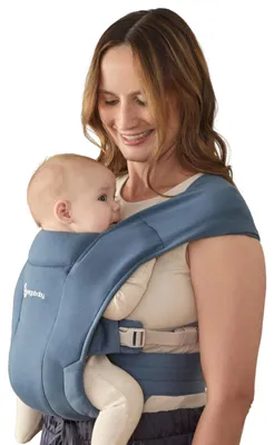 Immagine prodotto di Ergobaby Embrace, marsupio per neonati 3,2-11,3 kg, blu Oxford