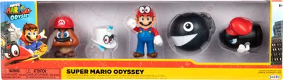 Obrázek produktu pro Nintendo Super Mario Mario Odyssey 5 ks, 6 cm