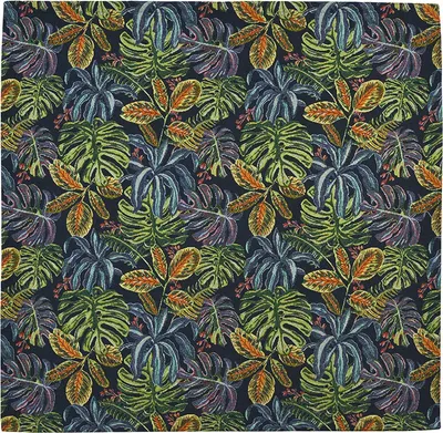 Produktbild von Sander - Tischset - Plantas  - Monstera auf schwarz, 35 x 50 cm