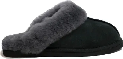 Produktbild von Lammfell Pantoffel NADINE mit Fellkranz schwarz 41