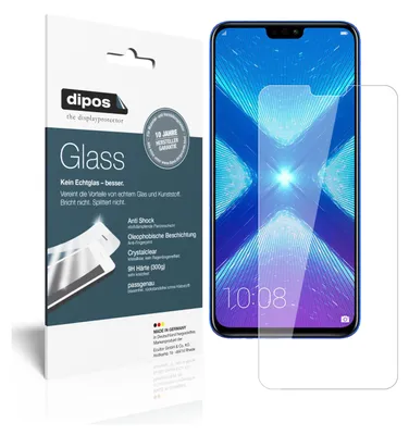 Produktbild von 2x Schutzfolie für Huawei Enjoy Max - Anti-Shock 9H Folie dipos Glass