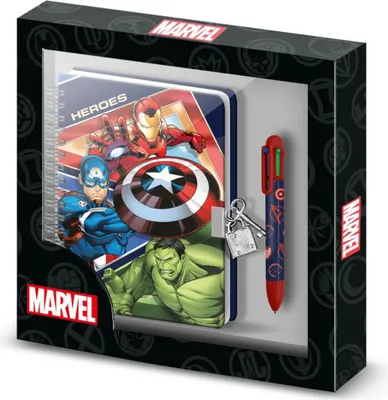 Obrázok produktu pre Denník Marvel Avengers + Pen