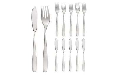 Produktbild von GRÄWE Fischbesteck Königstein 12-teilig | 6 Personen | Edelstahl 18/0 | handpoliert