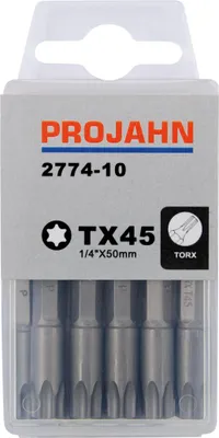 Produktbild von Projahn Schraubendreher-Einsätze T45 Länge 50 mm, Bits für Innen-TX Schrauben