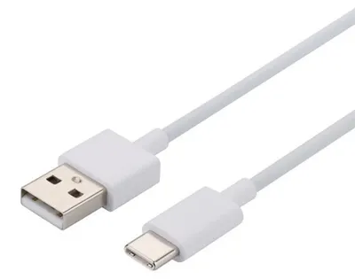 Obrázok produktu pre Xiaomi originálny USB-C dátový kábel 3A 1m biely (bulk) (2435084)
