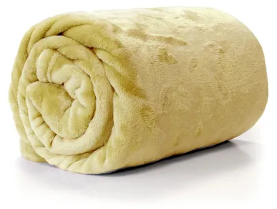 Produktbild von Plaid enzo l130b180 cm zartgelb - Unique living