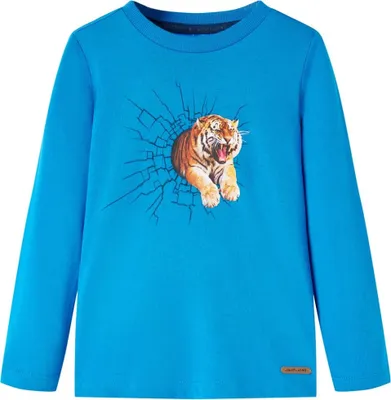 Produktbild von Kinder-Langarmshirt Kobaltblau 92