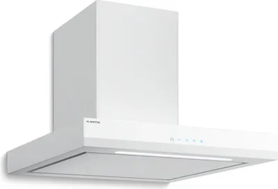 Image de Klarstein Velaire Hotte Aspirante 60 cm - Hotte Murale Silencieuse, 600 m³/h, A++, Commandes Tactiles, LED, Filtre Charbon, 3 Vitesses, Cuisine Moderne, Blanc