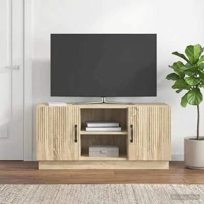 Obrázek produktu pro vidaXL TV skříňka Sonoma dub 102 x 34,5 x 47 cm dřevotřísková deska