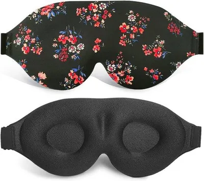 Produktbild von Famanu Schlafmaske 3D - Lichtblockierend und Verstellbar für Damen und Herren