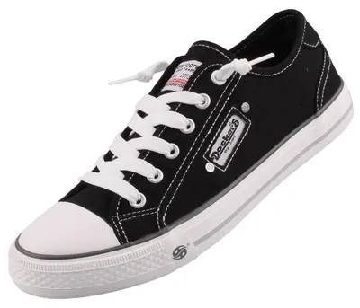 Image de Dockers by Gerli Damen Canvas Sneaker Schwarz/Weiß