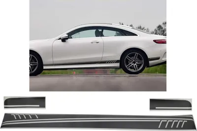 Imagen del producto de Calcomanías para carrocería, compatibles con modelos Mercedes C238 Coupé, W212, W213, E200, E300, E350, E46, E63, C207, A207.