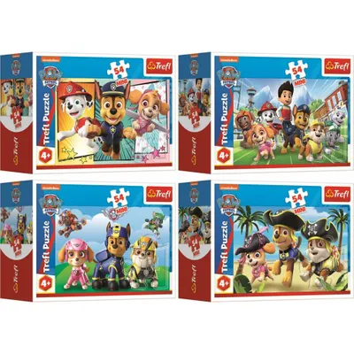 Zdjęcie produktu dla Tlapková puzzle patrolowe 54 elementy mini