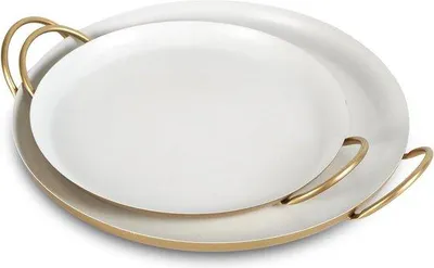 Obrázok produktu pre Skandinávsky doplnok do obývačky – kov – úchytky – 26/33 cm