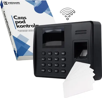 Obrázok produktu pre Zariadenie na zaznamenávanie času s RFID WIFI 125 kHz 13,56 MHz + 15 kariet 125 kHz + Ebook "Čas pod kontrolou"