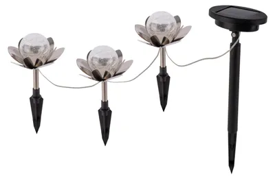 Produktbild von LED Solarleuchte mit Erdspieß 2800- 3200 K L 3 m Lule 3er-Set