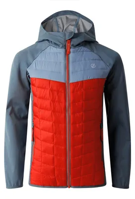 Produktbild von Dare 2B - "Explore II" Hybridjacke für Kinder RG12011 (146-152) (Bleigrau/Sturmwetter/Sevilla Blau)