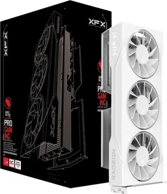 Zdjęcie produktu dla XFX RX-96TS316W7, Radeon RX 9060 XT, 16 GB, GDDR6, 128 bit, PCI Express x16 5.0, 3 went.