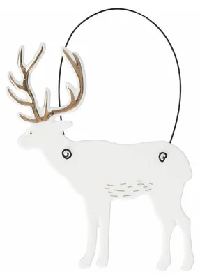 Produktbild von räder Anhänger Wintertier Hirsch 7,7 x 4,4 cm