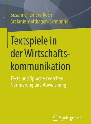 Zdjęcie produktu dla Textspiele in der Wirtschaftskommunikation