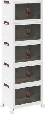 Obrázek produktu pro Stohovatelný úložný box na kolečkách 5-patrový 28 L