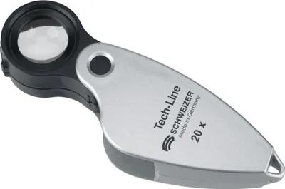 Produktbild von Schweizer Einschlaglupe Tech-Line Vergrößerung 20x Linsen-Durchmesser 16,8mm - 9620