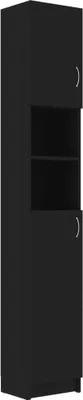 Zdjęcie produktu dla VidaXL 802877, Czarny, Drewno, 320 mm, 255 mm, 1900 mm, 1 szt.