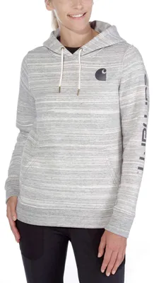 Productafbeelding van Carhartt LOGO SLEEVE GRAPHIC SWEATSHIRT 102791, kleur: greenstone, maat: XS