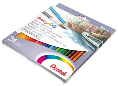 Produktbild von Pentel Bunststifte, wasservermalbar