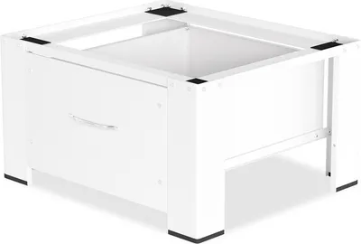 Immagine prodotto di Jopassy telaio base lavatrice con cassetto 63 x 54 cm in acciaio fino a 150 kg Mobile base lavatrice Stabile