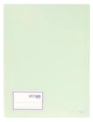 Image de Album de présentation A4, 20 pochettes, couleur menthe, STRIGO
