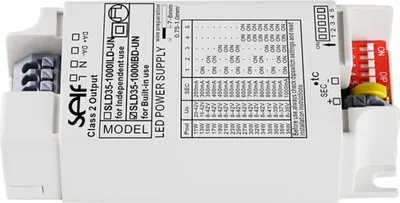 Produktbild von SELF Electronics SLD35-1000IBD-UN - LED-Trafo, 35 W, 8 - 42 V, 1 A, dimmbar