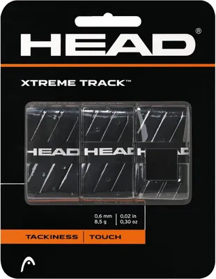Image de Head XtremeTrack overgrip wrap tl. 0,6 mm noir paquet de 3