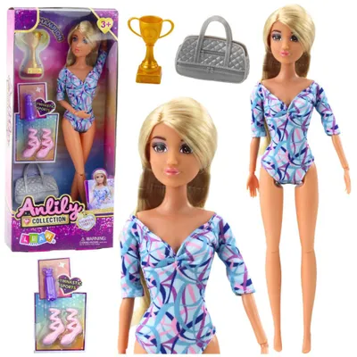 Produktbild von Lean Anlily Ballerina Puppe Bewegliche Gliedmaßen Zubehör Schuhe Tasche Bidon Cup