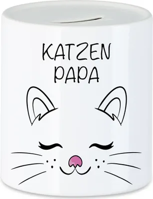 Produktbild von Katzen Papa Spardose Katzen-Papa Geschenk Katzenliebhaber Katzenbesitzer Katzen Kätzchen