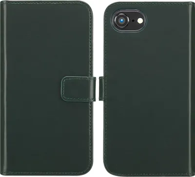Image de Selencia Étui en cuir véritable pour Apple iPhone 17e / 16e - Vert