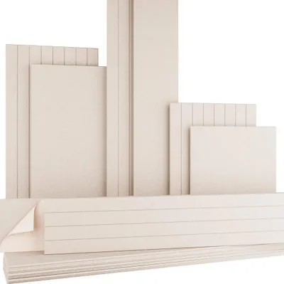 Produktbild von AKUSTIKO Akustikpaneele Selbstklebend 240x30cm - 4 Stück Beige Akustik Wandpaneele Schallschutz & Raumakustik Panels Filz 9mm Hexim Decken- & Wandverkleidung Deckenverkleidung Akustik (2.88m²)