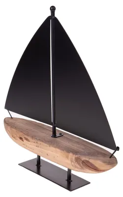 Immagine prodotto di Modellino Barca con Vele in Metallo 45x105 H 48 cm