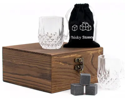 Productafbeelding van TRIXES Whiskyglazen-geschenkset – 2 glazen