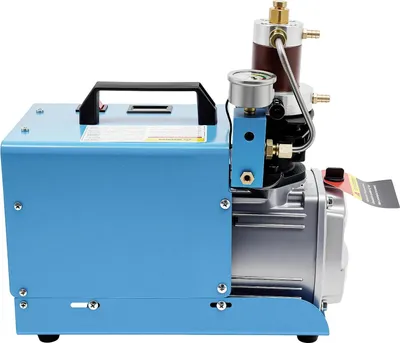 Obrázok produktu pre Elektrické vzduchové čerpadlo – vysokotlakový kompresor 1800 W – 30 MPa, 83 l/min – dvojstupňové – prenosné, ručné – zástrčka typu EÚ – modrá
