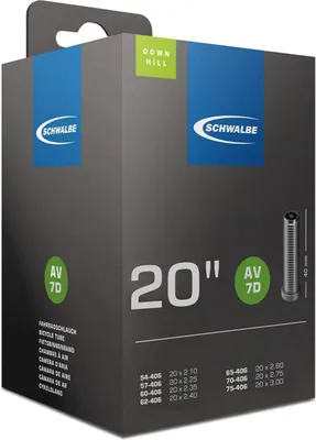 Produktbild von Schwalbe Tube 2,1 - 3,0''-54-75 mm Fahrradschlauch 40.0 Schrader