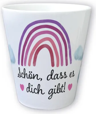 Produktbild von Schön, dass es dich gibt Blumentopf aus Keramik