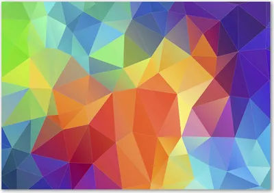 Produktbild von Tulup® Glas-Bild - 100 x 70 - Wandbild aus Glas - Wandkunst - Wandbild hinter gehärtetem Sicherheitsglas - Sonstige - Geometrische Figuren - Mehrfarbig
