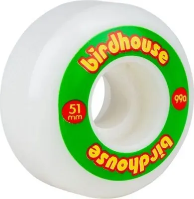 Obrázek produktu pro SK8 WHEELS BIRDHOUSE Logo (PK 4) - zelená - 51 mm/99a