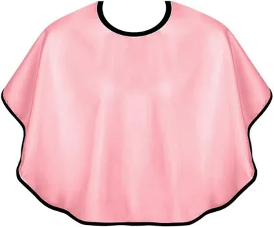 Produktbild von Friseurumhang, Färbeumhang, kurze verstellbare Schürze, wasserdichter Make-up-Umhang zum Stylen und Waschen der Haare (rosa)
