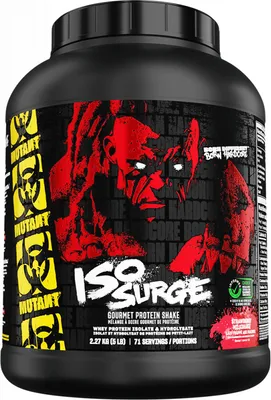 Produktbild von Mutant Mutant Hardcore Iso (5lbs) Strawberry Milkshake - Eiweiße - Molkenprotein-Isolat