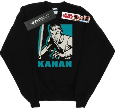 Produktbild von Star Wars - "Rebels Kanan" Sweatshirt für Herren BI46795 (S) (Schwarz)