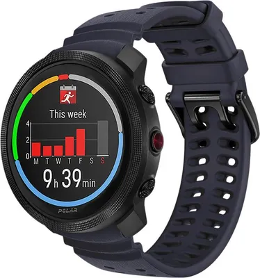 Produktbild von Strap-it Smartwatch Silikon-Kornband 22mm - passend für Polar Vantage M / Vantage M2 / Vantage M3 / Vantage V3 / Grit X2 Pro / Grit X Pro / Grit X (dunkelblau)