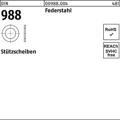 Produktbild von Reyher  Stützscheiben DIN 988 Federstahl 25x35x2 Stützscheiben (100 Stück)